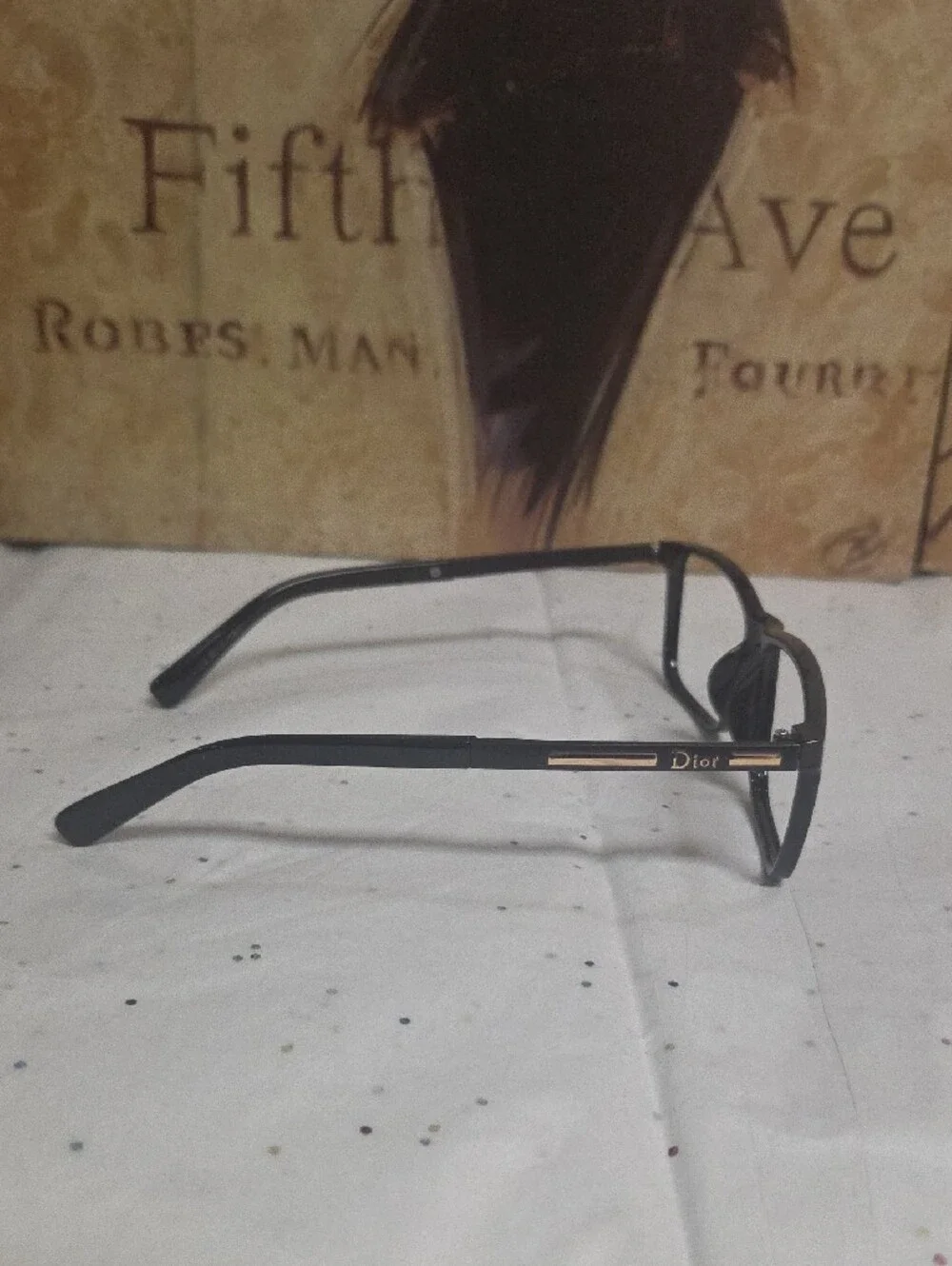 Dior Black Rectangle Eyeglass Frames ONLY
